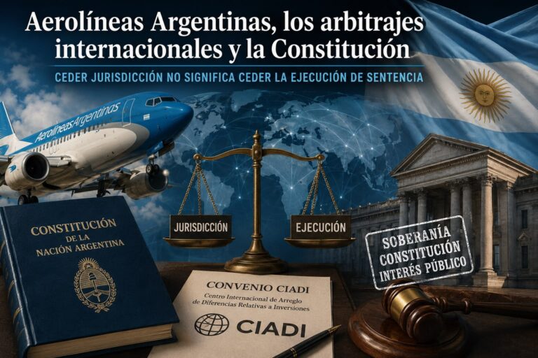 Aerolíneas Argentinas, los arbitrajes internacionales y la Constitución